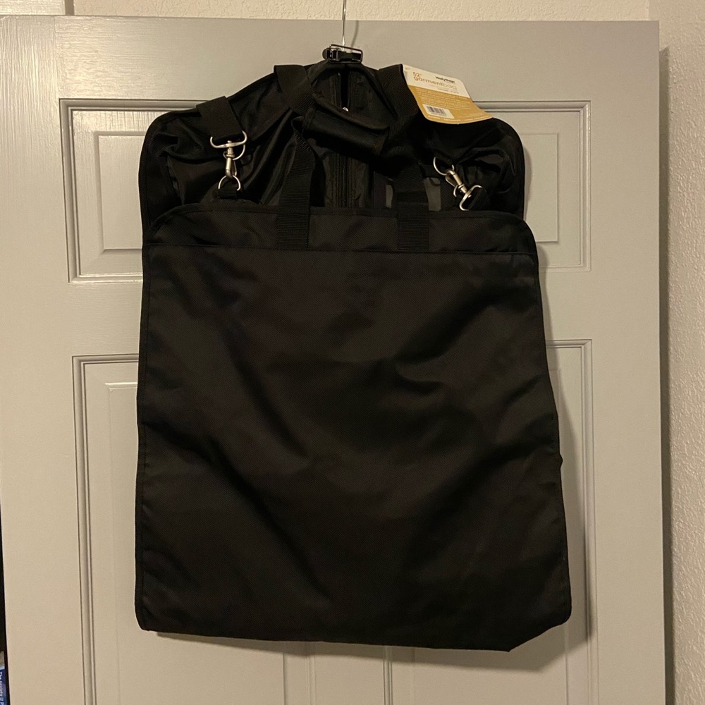 Black garment bag
